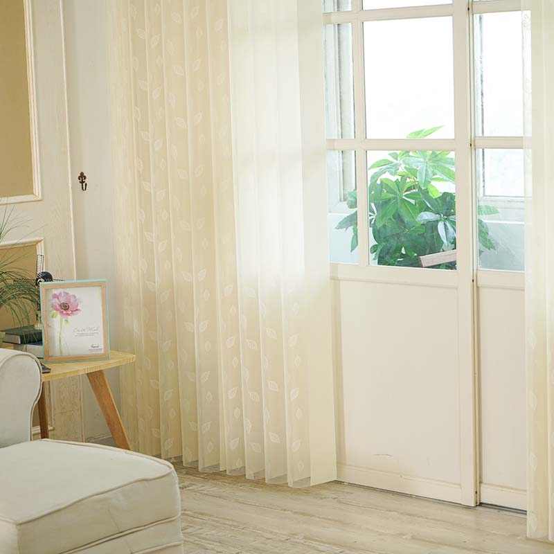 Stardeco Remote Control Leaf Pattern Vertical Blinds On Windows