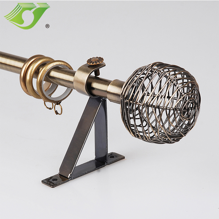 Stardeco Factory Wholesale iron window golden curtain rod design